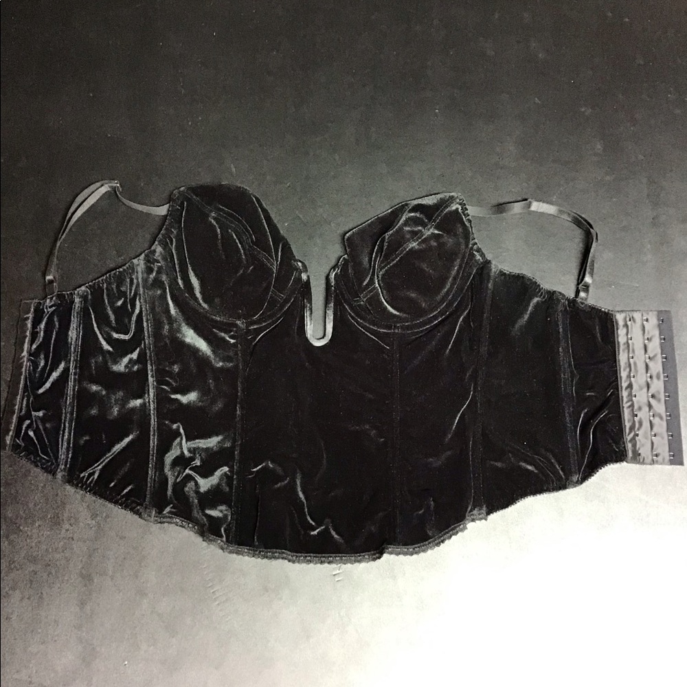 Velvet bodice